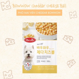 Phô Mai Viên dành cho cún Bowwow Hàn Quốc 100gram