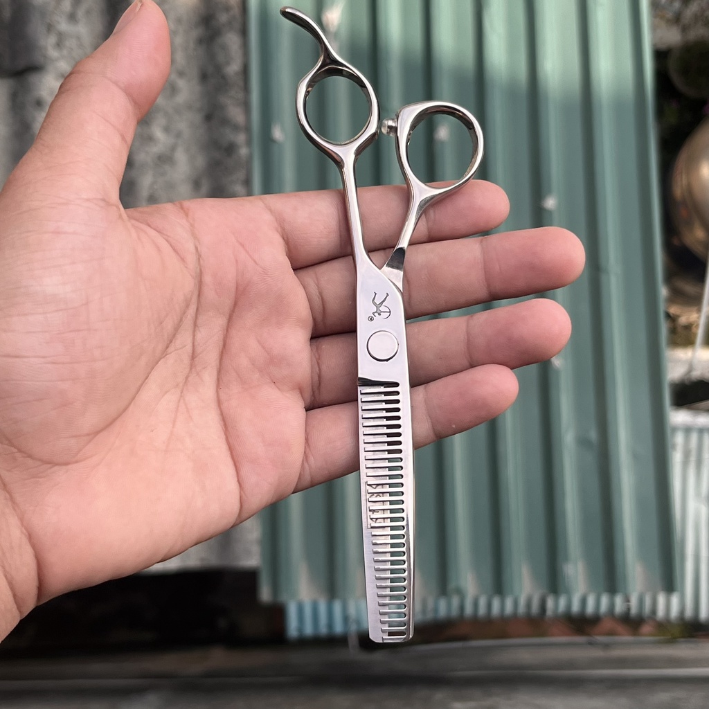 Kéo cắt tóc Titan thép Nhật 440C sắc bén bền bỉ - MJJ630