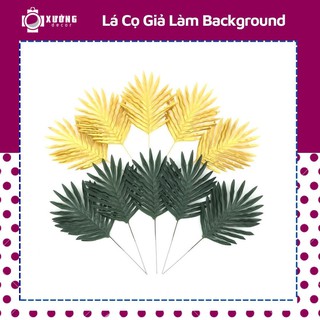 Lá liễu lá cọ giả 44cm làm background trang trí sinh nhật cho bé,...