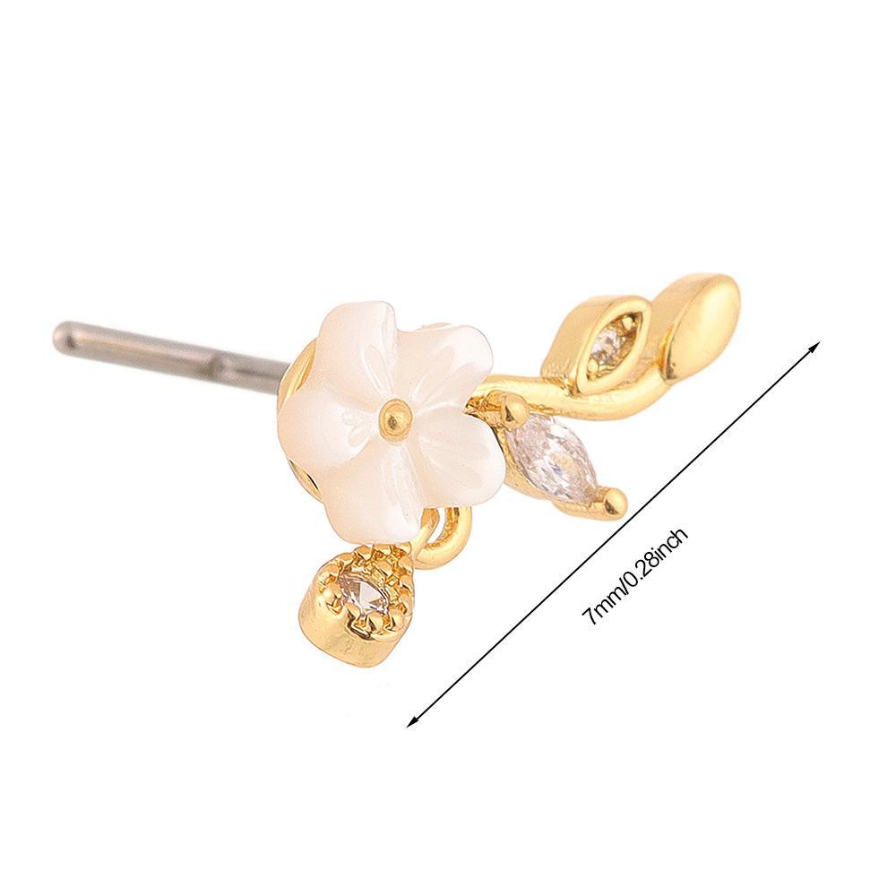 Khuyên Mũi Dáng Dài Bằng Thép Không Gỉ Trang Sức Sáng Tạo