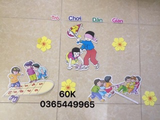 Tranh xốp góc mầm non
