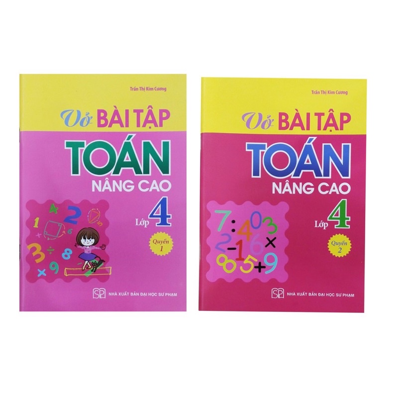 Sách - (Combo 2 tập) Vở Bài Tập Toán Nâng Cao Lớp 4