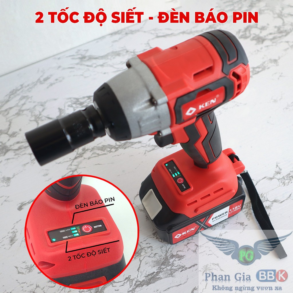 MÁY SIẾT BULONG KHÔNG CHỔI THAN 188V