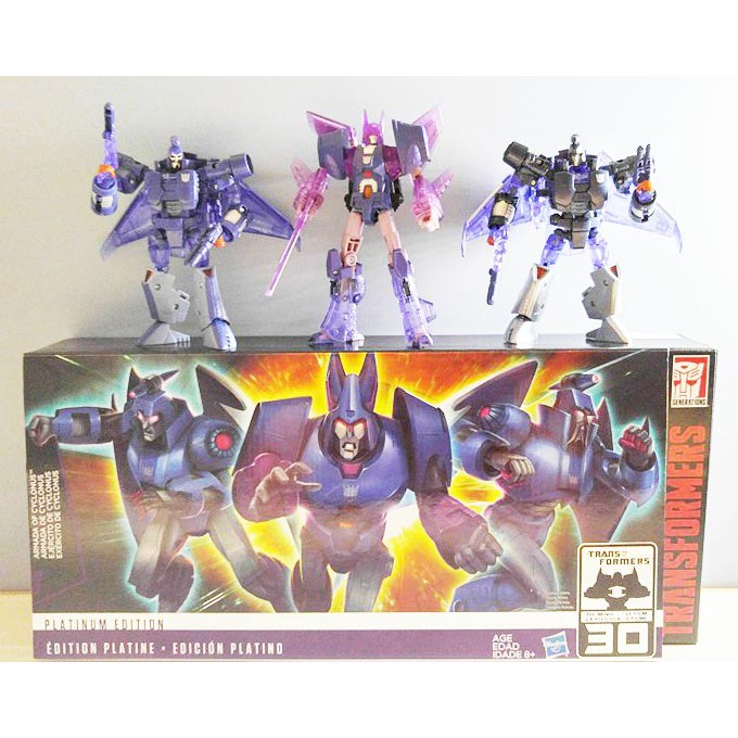 Bộ 3 Robot Transformers Platinum Edition Armada of Cyclonus - Scourge - Decepticon Sweep