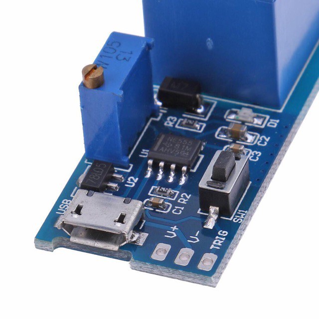 Mạch tạo trễ. Module relay tạo trễ 5v - 30v