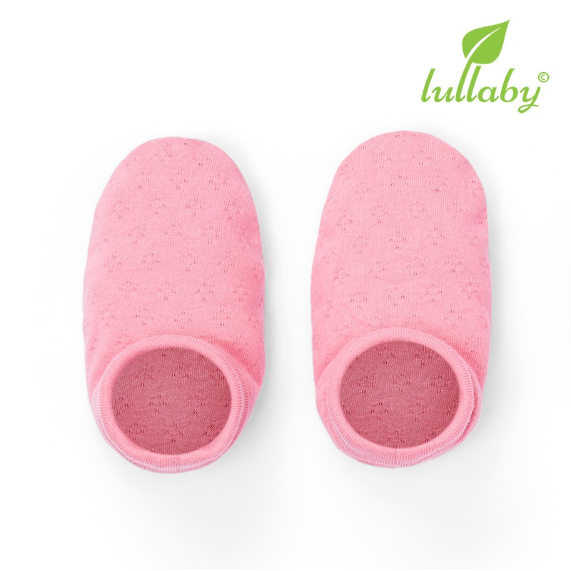 Mũ thắt nút, bao tay bao chân cotton lullaby NH92B NH91B NH90B