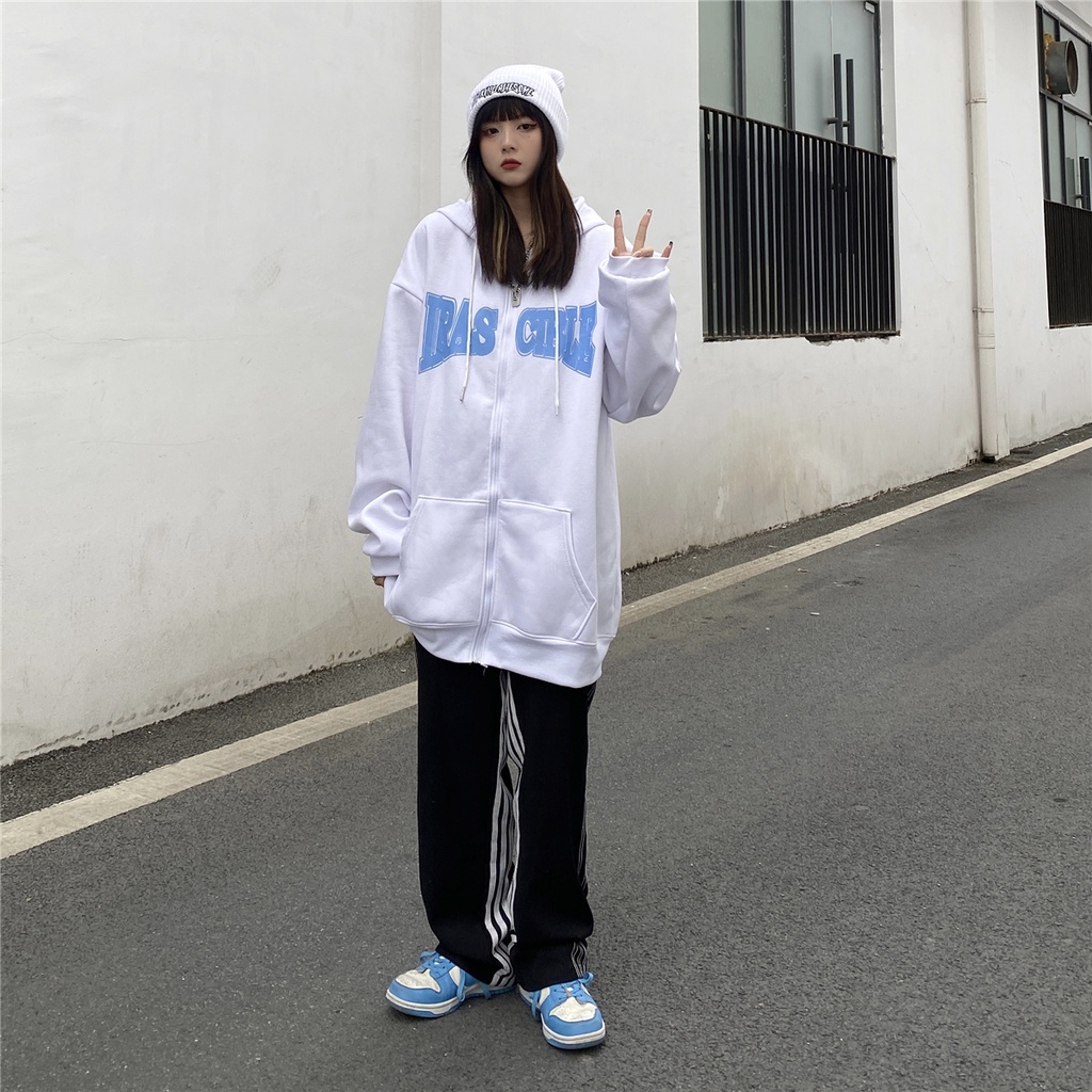 Áo hoodie zip nam nữ form rộng Yinxx, áo khoác nỉ hoodie dây kéo unisex HDZ802 | BigBuy360 - bigbuy360.vn