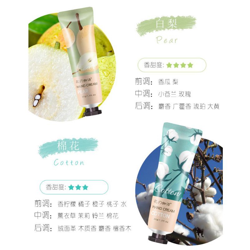 🌸 Kem dưỡng da tay nội địa Trung 🌸 kem dưỡng móng mềm mịn, hương thơm nhẹ nhàng Flower Story mẫu mới | BigBuy360 - bigbuy360.vn