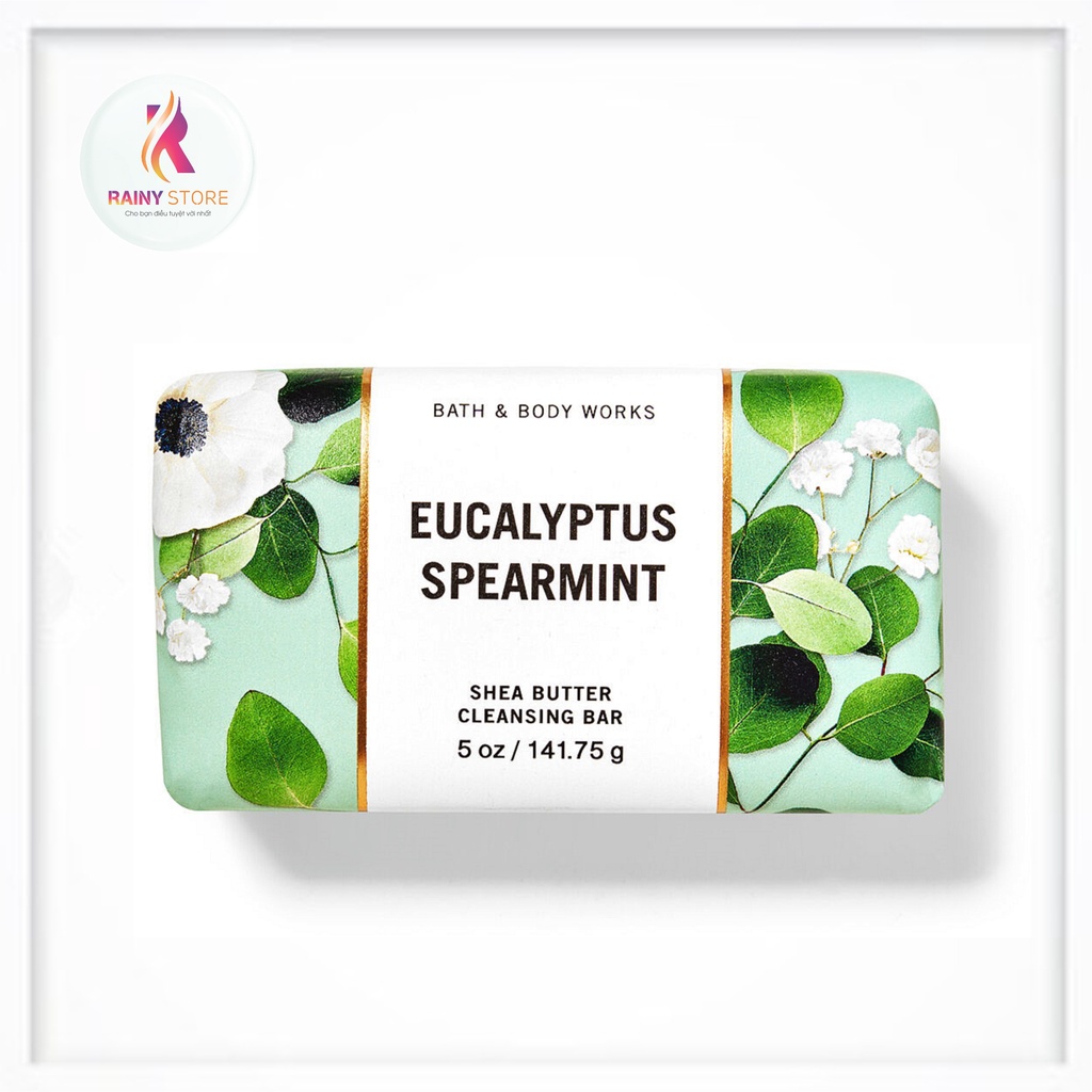 Xà phòng bơ hạt mỡ Bath &amp; Body Works Eucalyptus + Spearmint 141.75g