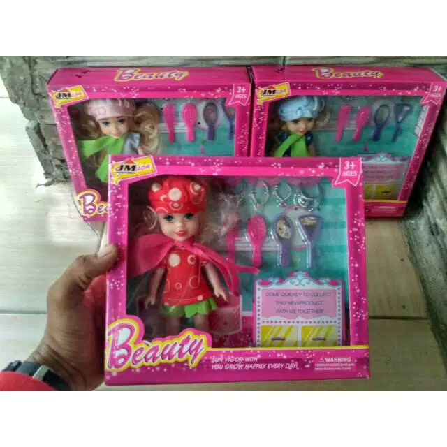 Bộ Đồ Chơi Trang Điểm Cho Búp Bê Barbie