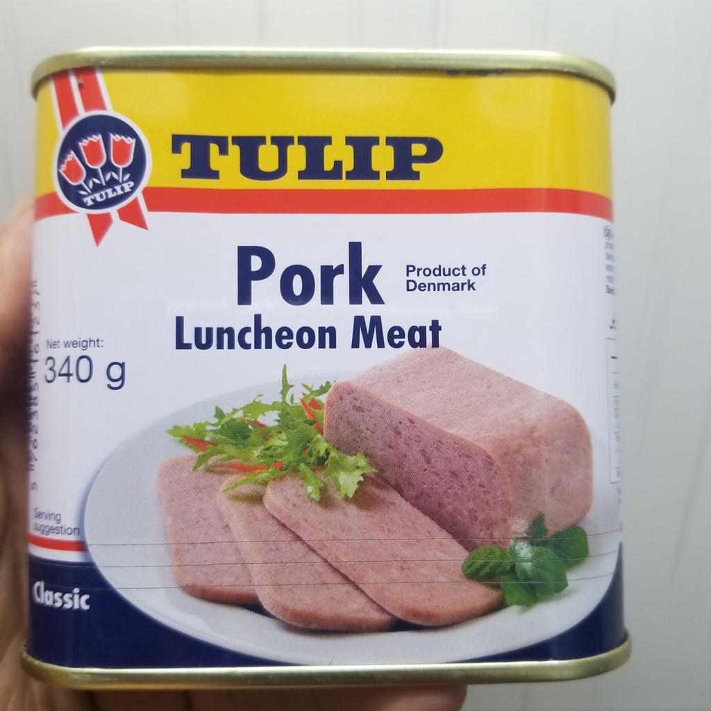 Thịt heo Tulip Pork Luncheon Meat 340g_Nhập Khẩu Đan Mạch