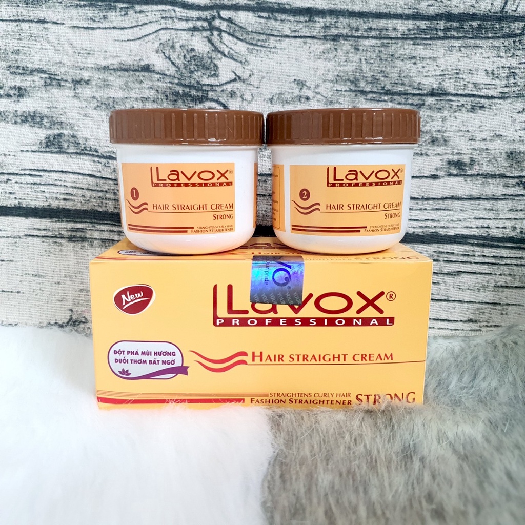 Duỗi tóc Lavox Lavox Professional 140ml dành cho tóc trung bình yếu phục hồi khỏe