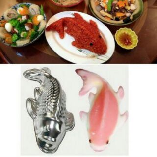 Khuôn xôi ,bánh , thạch ..hình cá chép to