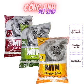 Cát MIN 8L - Cát vệ sinh cho mèo MIN 8L xuất sứ Nhật Bản Công Anh Pet Shop