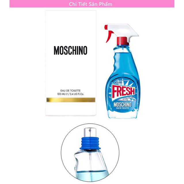 Nước hoa moschino fresh sp. 100ml MOO6R32 full box
