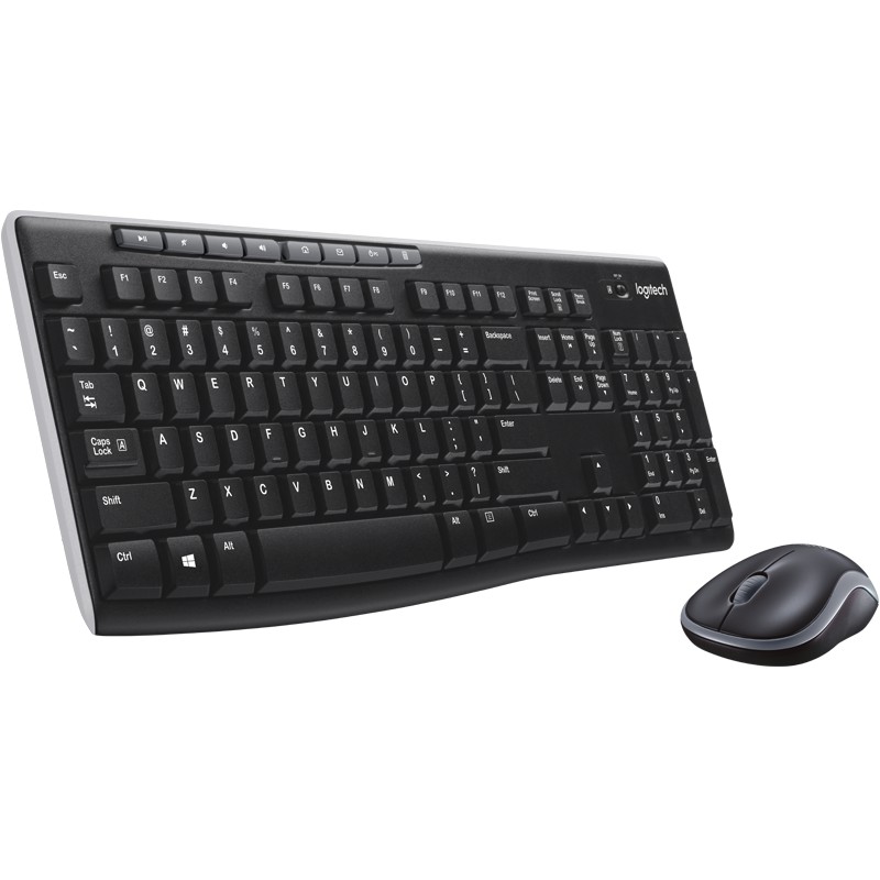 BỘ BÀN PHÍM-CHUỘT LOGITECH MK270r WIRELESS, OPTICAL, BLACK, PC (920-006314)