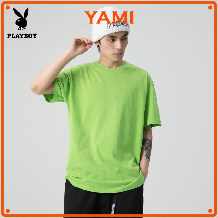 Áo thun trơn tay ngắn BIG SIZE,Áo phông trơn tay ngắn màu xanh leon nổi bật mặc nhóm