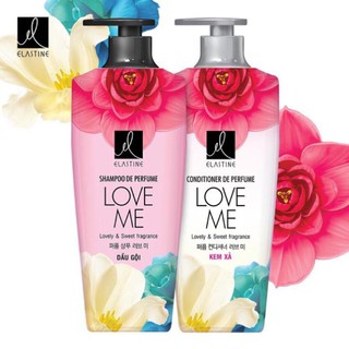 Bộ dầu gội elastine love me 600g + dầu xả elastine love me 600g