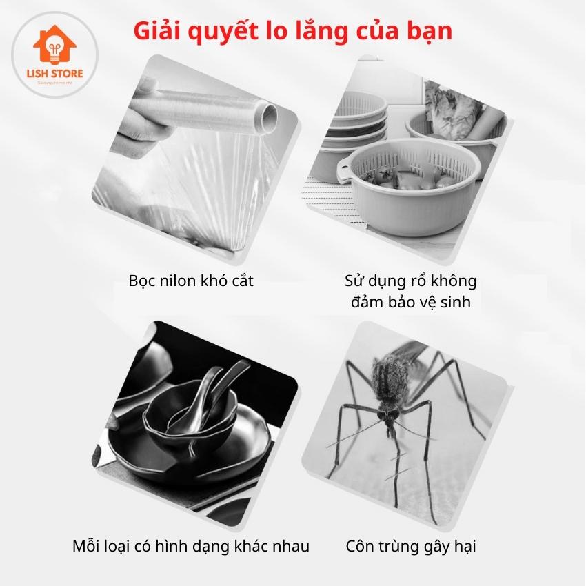 Màng bọc thực phẩm túi bọc thức ăn co giãn hình gấu có chun đa năng. LISH Store