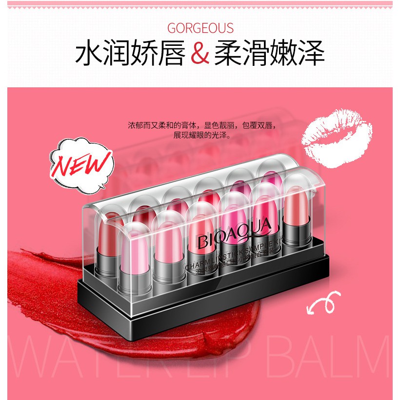 Hộp 12 cây son đạn - Bioaqua