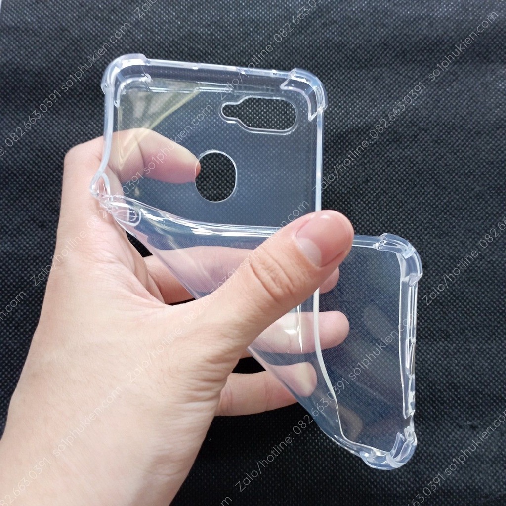 Ốp lưng chống sốc Oppo F9 A5s A12 f9 pro realme 2 pro realme u1 trong suốt, bền đẹp]