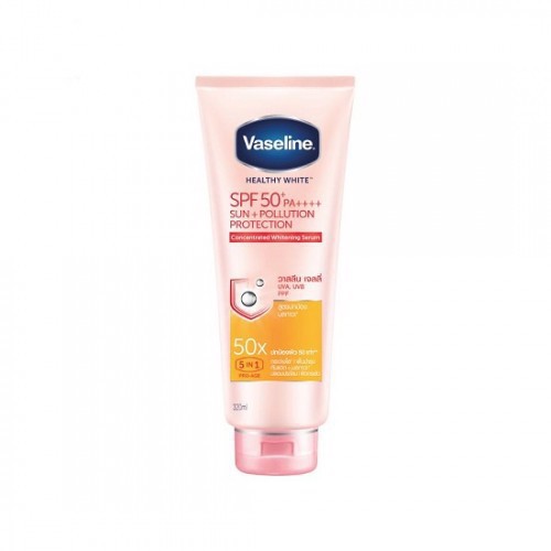 (NHẬP MÃ XINHT06 GIẢM 30K) Sữa Dưỡng Thể Trắng Da VASELINE 50X SPF 50+ CHÍNH HÃNG THÁI LAN 320ml