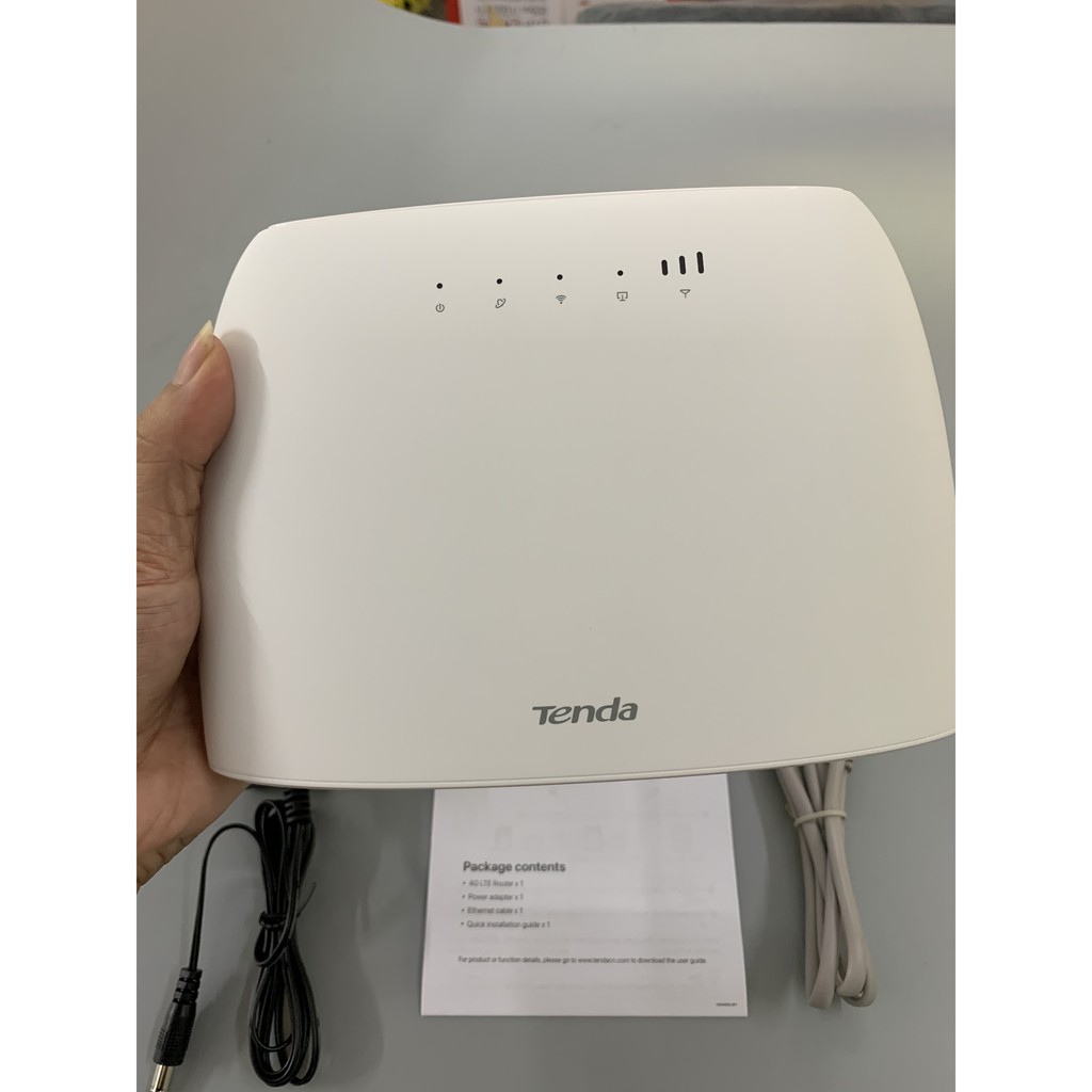 Bộ Phát WiFi dùng Sim 4G LTE Tenda 4G03 (Anten Ngầm) - Hàng Chính Hãng Bảo Hành 3 Năm