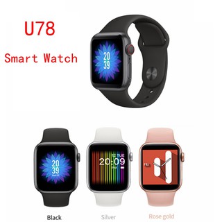 đồng hồ thông minh U78 Series 5 Đo nhiệt độ thực Nhịp tim Đồng hồ chống nước IP67 Cho IOS Android Watch