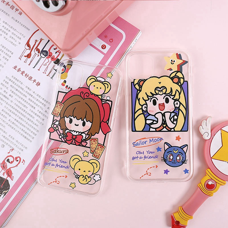 Ốp điện thoại mềm họa tiết hoạt hình cho iPhone 11 pro max 5 5S 6 6S 7 8 Plus X XS XR XS Max SE | BigBuy360 - bigbuy360.vn