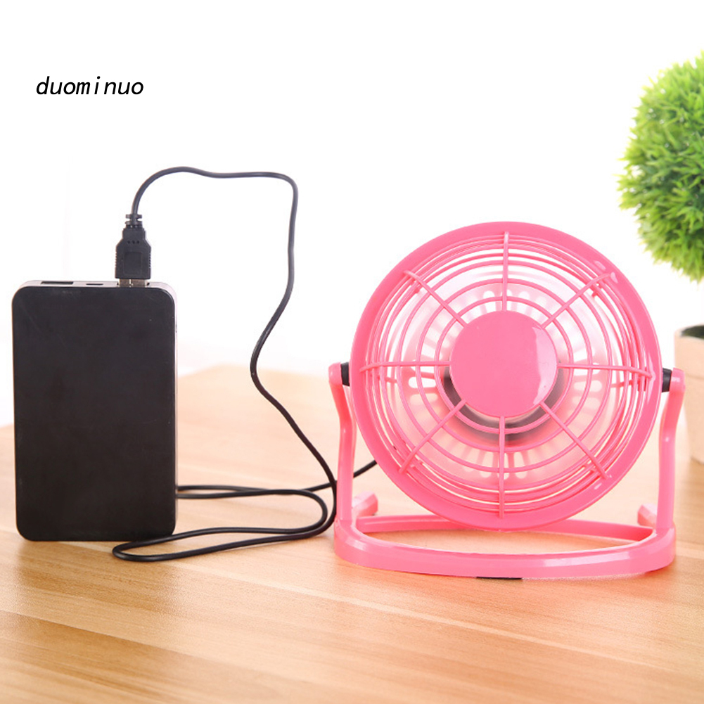 dd Portable Mini Cooler Cooling Key Switch Laptop Computer Mute Table Desk USB Fan