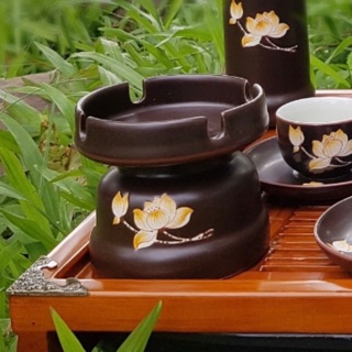 Combo 4 phụ kiện gạt tàn ống tăm ống nước hộp chè