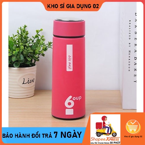 BÌNH NƯỚC GIỮ NHIỆT 6 OUP THỦY TINH 400ml