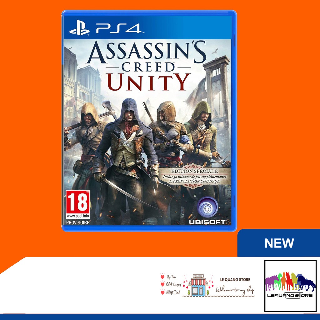 Đĩa game PS4: Assassin's Creed: Unity