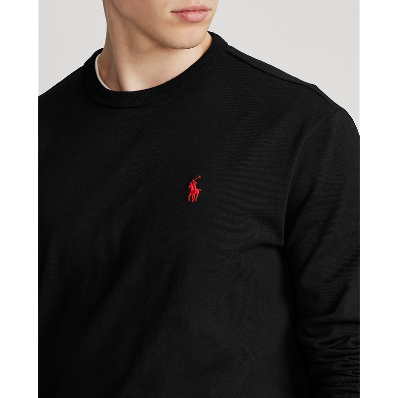 Áo thun dệt kim POLO RALPH LAUREN tay dài thiết kế đơn giản thời trang RL1377