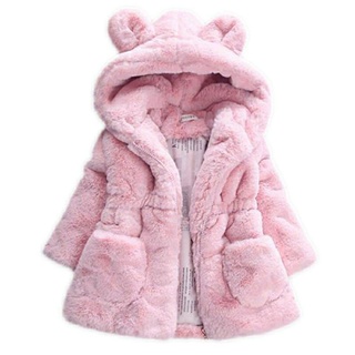 Áo lông tai thỏ cho bé dày ấm shop Xumon