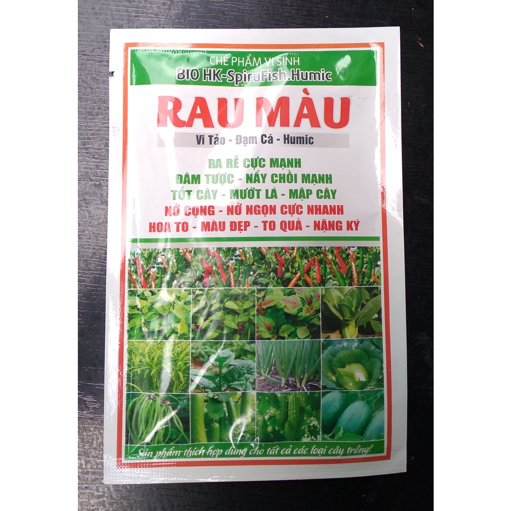 Phân bón rau Bio RAU MÀU - Gói 50ml