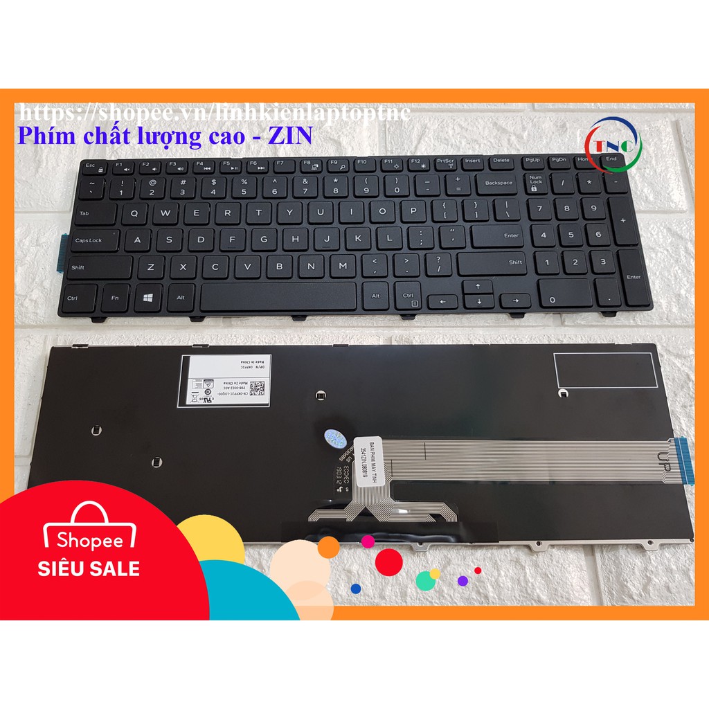 Phím Laptop Dell ZIN 3541 3542 3543 5548 3558 3559 3551 3552 3555 5748 5749 5755 5758 7559 Nhập Khẩu hàng CHẤT LƯỢNG | WebRaoVat - webraovat.net.vn