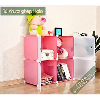 Tủ nhựa ghép đa năng 4 ô