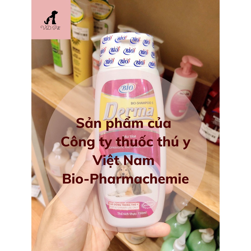 Sữa tắm điều trị ghẻ, viêm da cho chó mèo