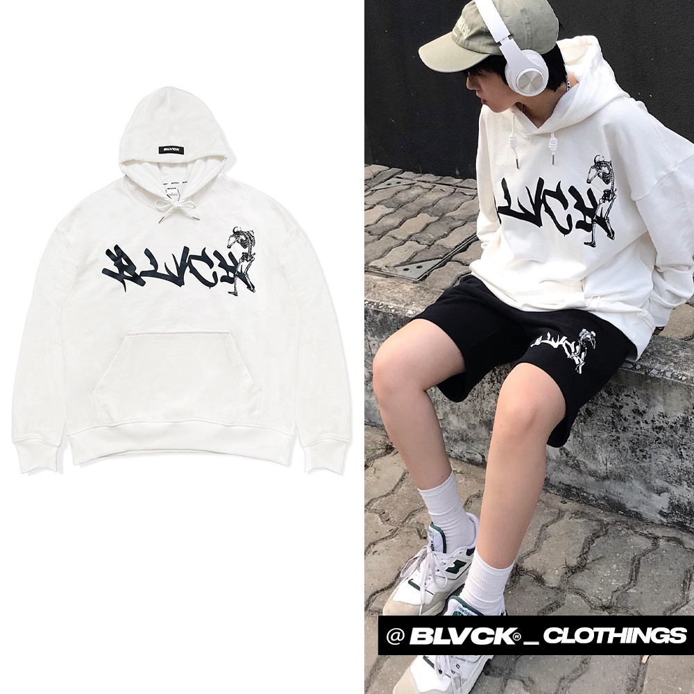 Áo khoác hoodie BLVCK Anatomy logo