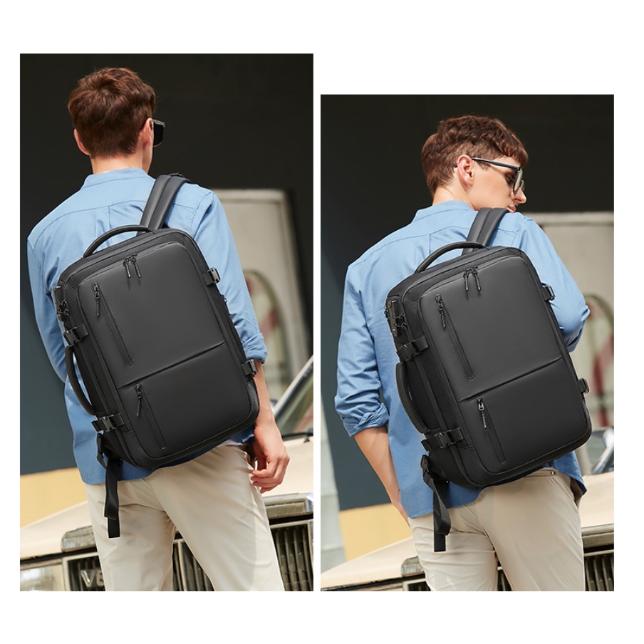 Balo nam thời trang tích hợp chống trộm chống nước cao cấp phong cách châu âu