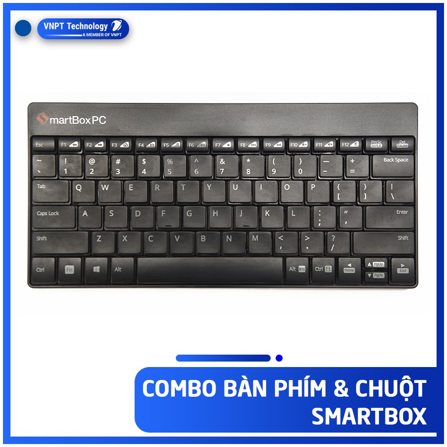 Bộ bàn phím kèm chuột không dây Smartbox PC chính hãng cao cấp