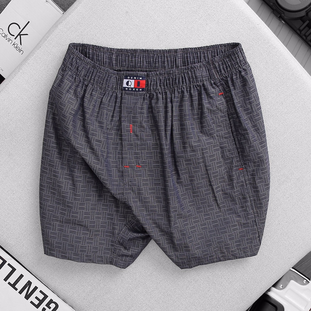 [ 100% cotton  có túi] Quần short đùi nam Zica CRT 03, chất vải kate  cao cấp, mặc nhà, mặc ngủ - Chọn màu ngẫu nhiên