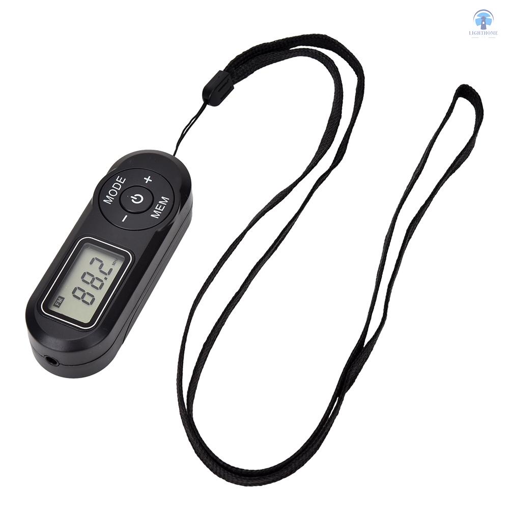 Máy Nghe Nhạc MP3 FM Radio Lighthome HRD-727 Cầm Tay Mini Kiểu Retro Có Dây Đeo Tai Nghe