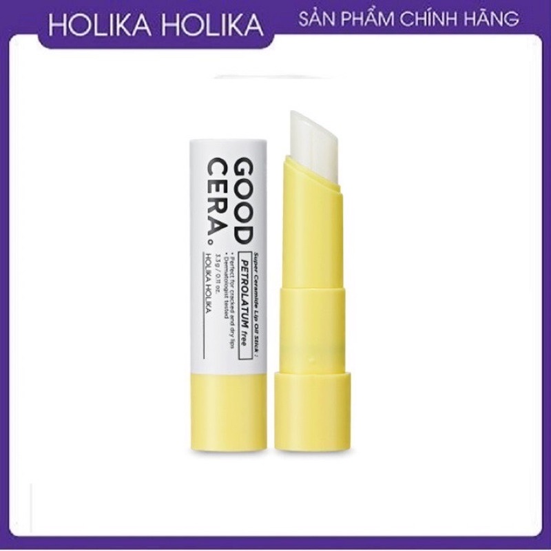 Son dưỡng mềm môi Holika Holika Good Cera, dưỡng ẩm, nhanh chóng làm dịu môi đang nứt nẻ