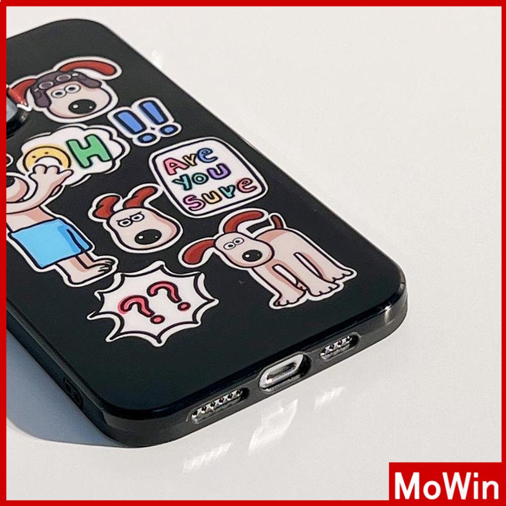 Ốp điện thoại silicon họa tiết chú chó hoạt hình thích hợp cho iPhone 11 Pro Max 13 Pro Max 12 Pro Max 7Plus xr XS Max