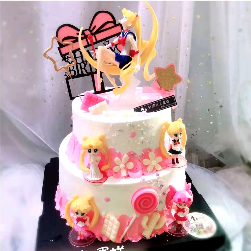 Đồ Chơi Mô Hình Nhân Vật Thủy Thủ Mặt Trăng Tsukino Hoạt Hình Dành Cho Trẻ Em
