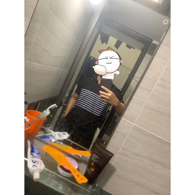 Áo Polo Nam Cổ Bẻ Vải Cotton Họa Tiết Kẻ Ngang Trẻ Trung Năng Động | BigBuy360 - bigbuy360.vn