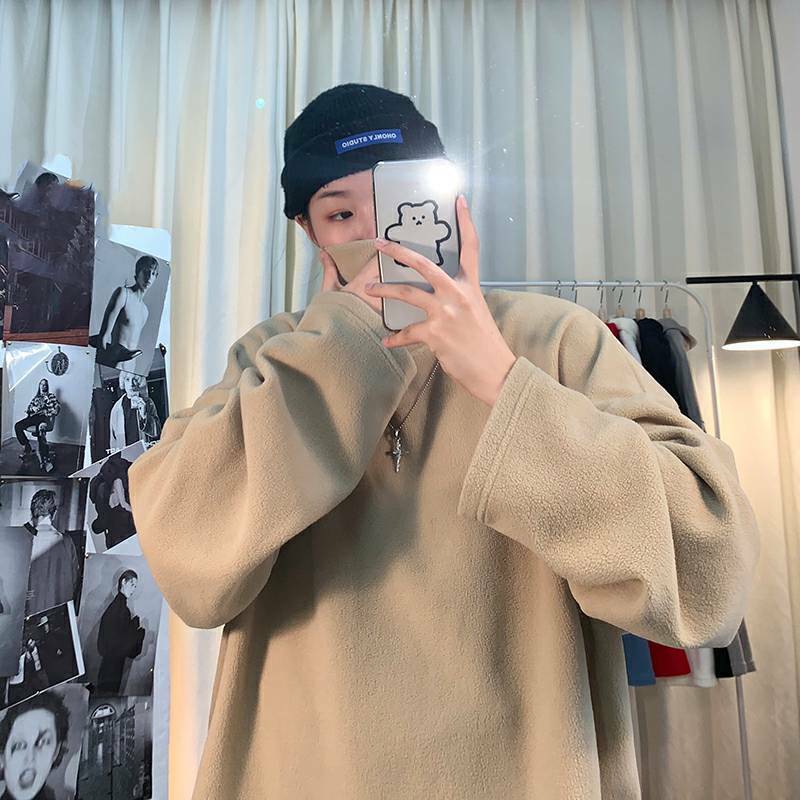 [ Mã 12FASHIONSALE1 giảm 10K đơn 50K ] Áo Sweater cổ lọ chất nhung dày dặn ấm áp cho nam giới size M-2XL | BigBuy360 - bigbuy360.vn