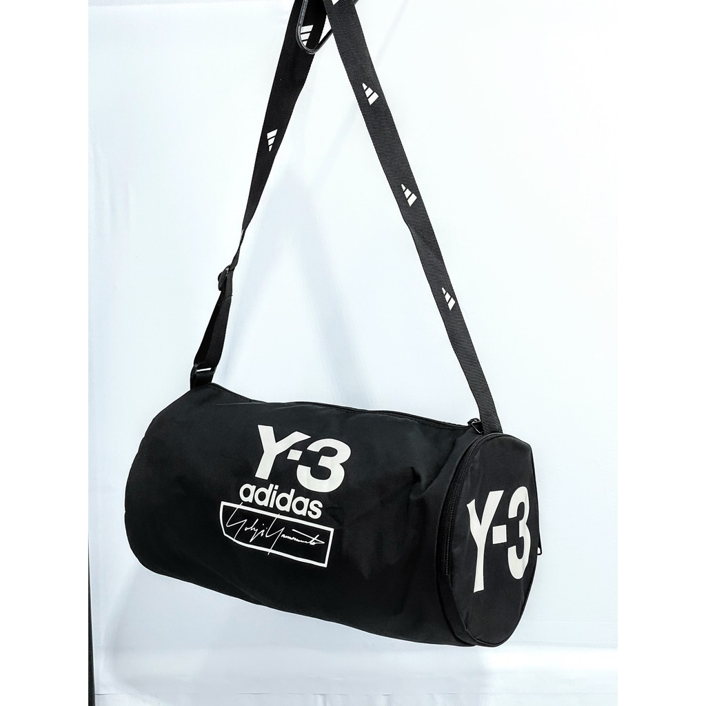 [ HONGPHUC ] Túi Trống GYM Y3 Chữ Ký Full Black - KT: 40 x 20 x 20 cm